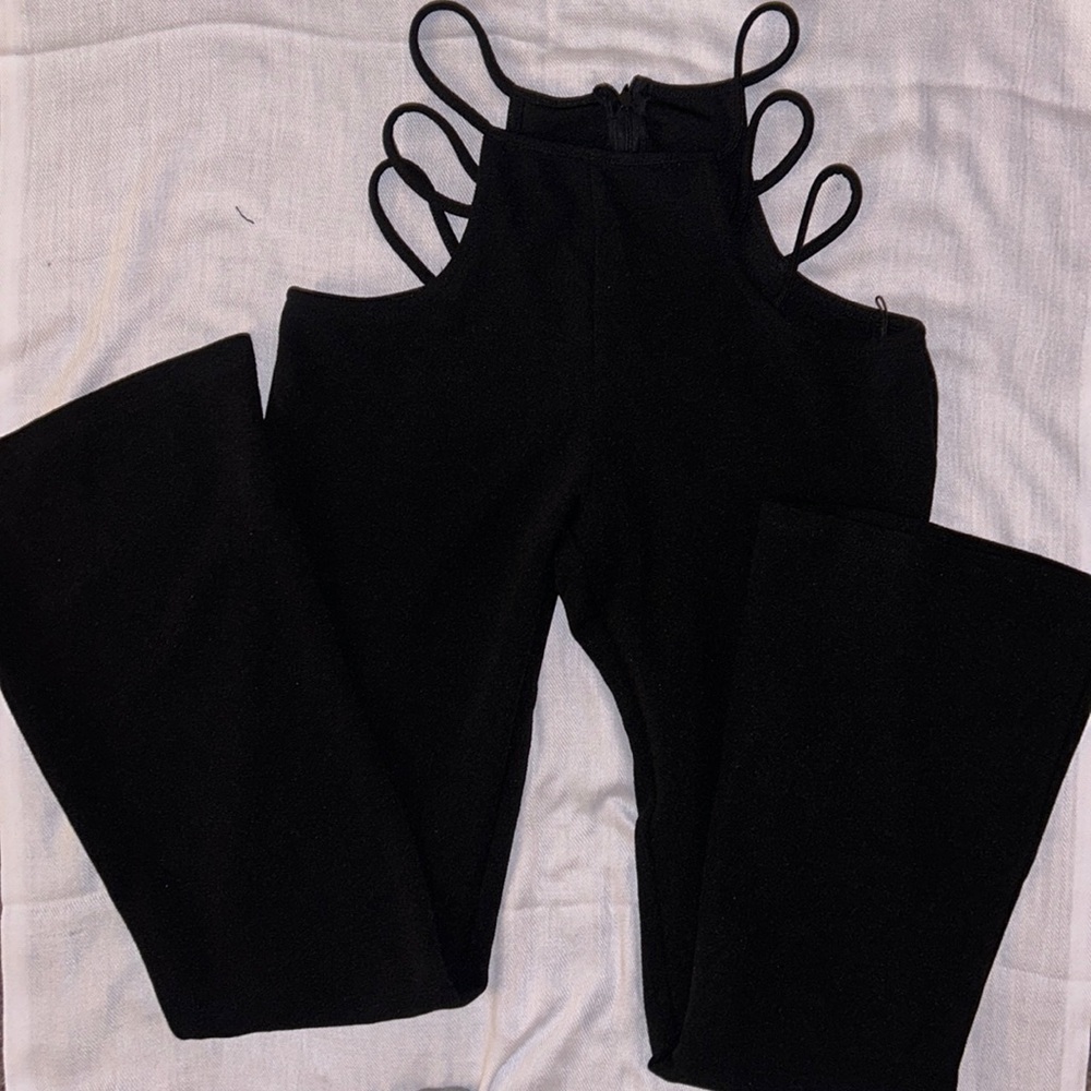 Women’s high-waist CUT OUT pants with zipper